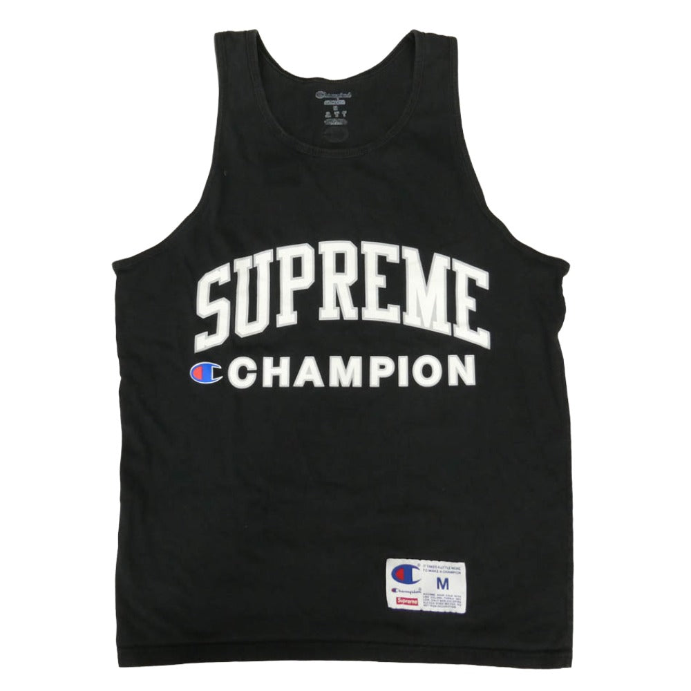 Supreme シュプリーム 17SS Champion チャンピオン TANK TOP タンクトップ ノースリーブ カットソー M【中古】