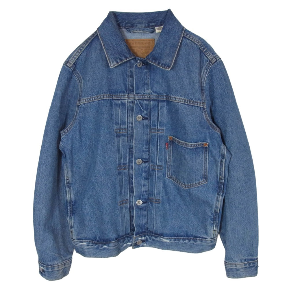 Levi's リーバイス A3174-0004 Type I Trucker JKT 加工 1st タイプ 1 トラッカー デニム ジャケット インディゴブルー系 S【中古】