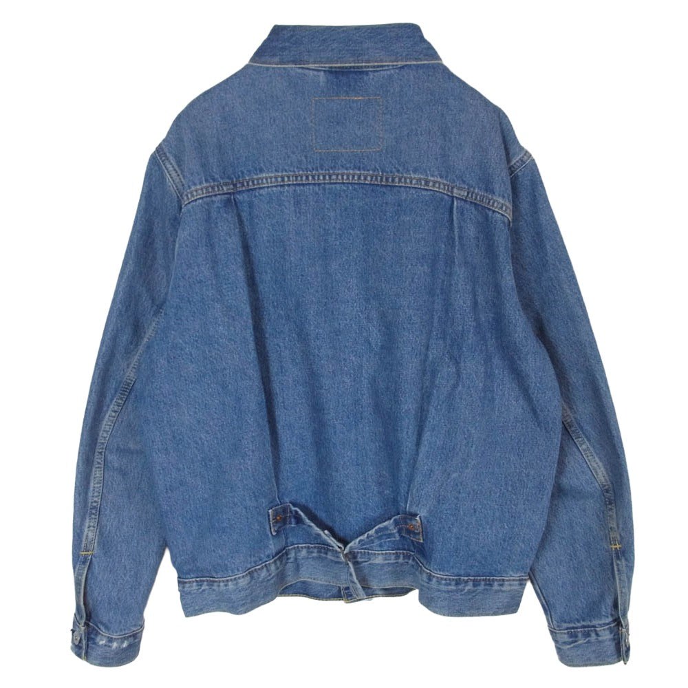 Levi's リーバイス A3174-0004 Type I Trucker JKT 加工 1st タイプ 1 トラッカー デニム ジャケット インディゴブルー系 S【中古】
