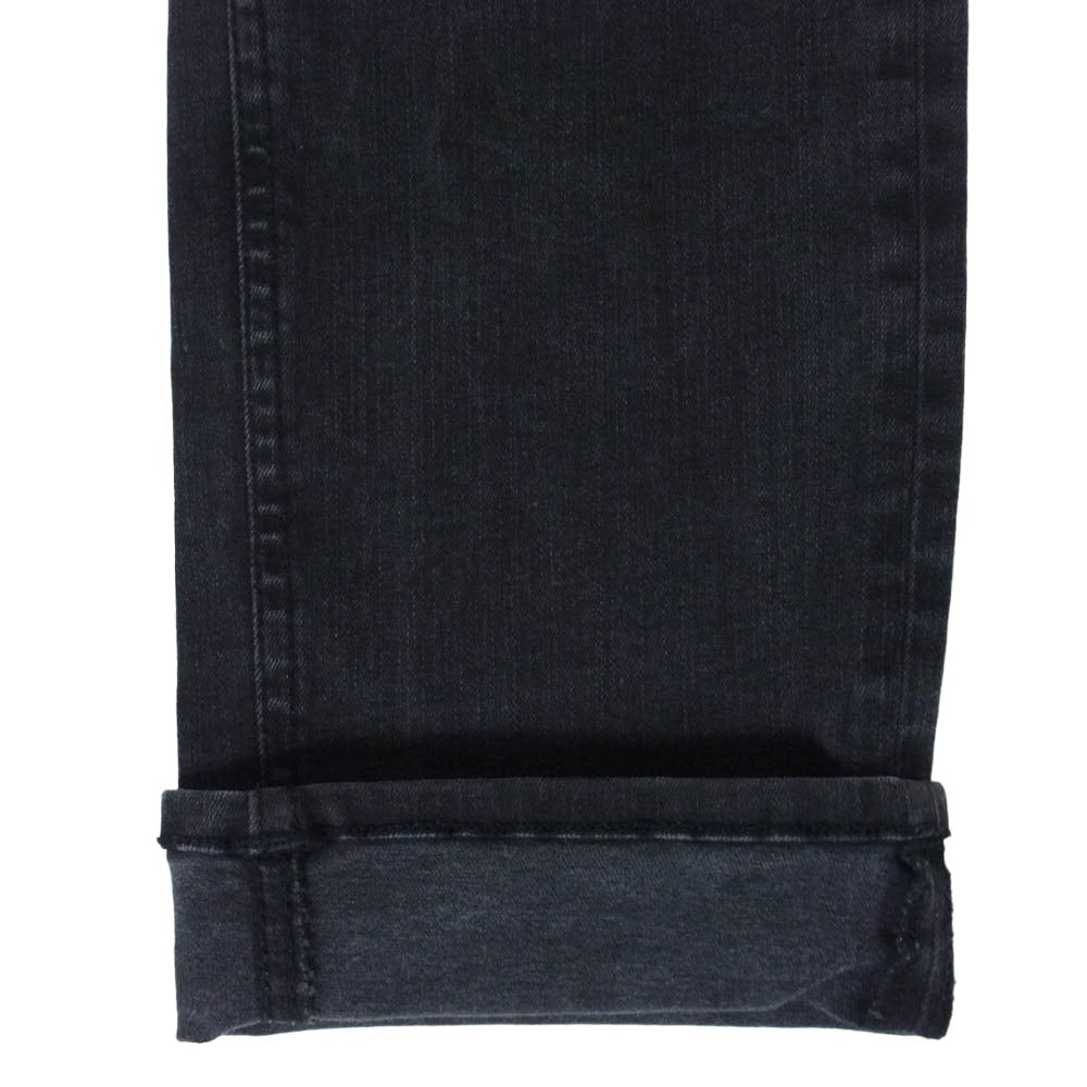 ISAMUKATAYAMA BACKLASH イサムカタヤマバックラッシュ 1862-02 ジップフライ ストレッチ スキニー デニムパンツ ブラック系 M【中古】