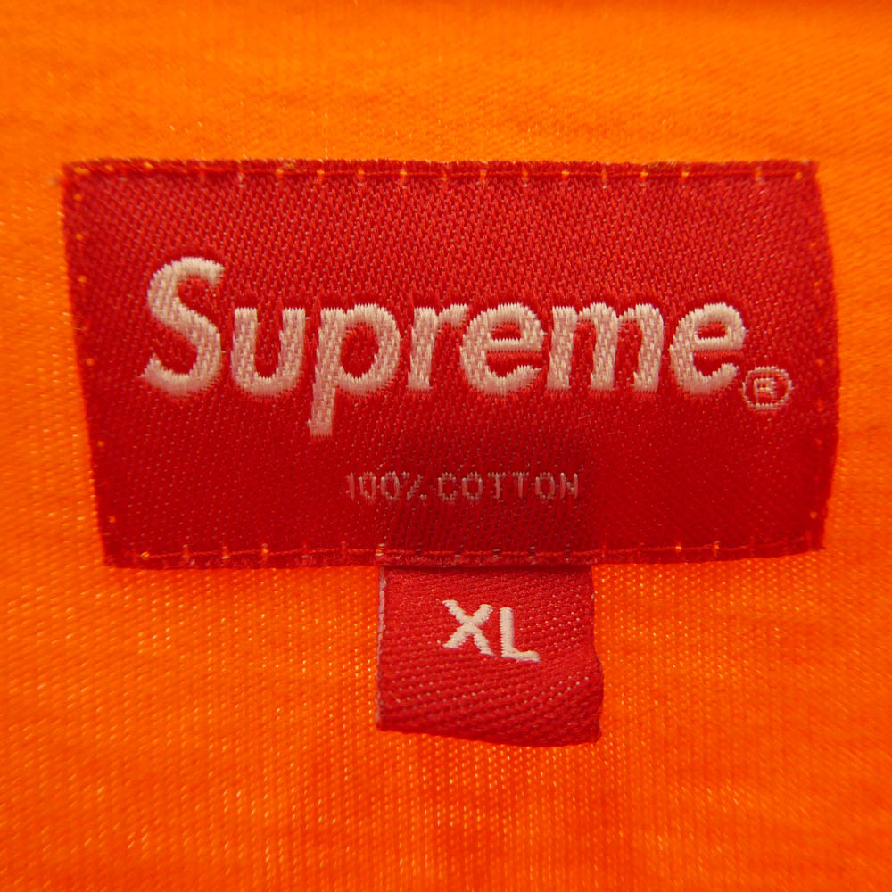 Supreme シュプリーム 21SS Blurred Arc S/S Top ブルーリー アーク トップ 半袖 Tシャツ カットソー オレンジ系 XL【中古】