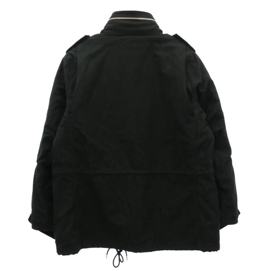 HOUSTON ヒューストン M-65 PARKA フィッシュテール モッズコート ブラック系 XL【中古】