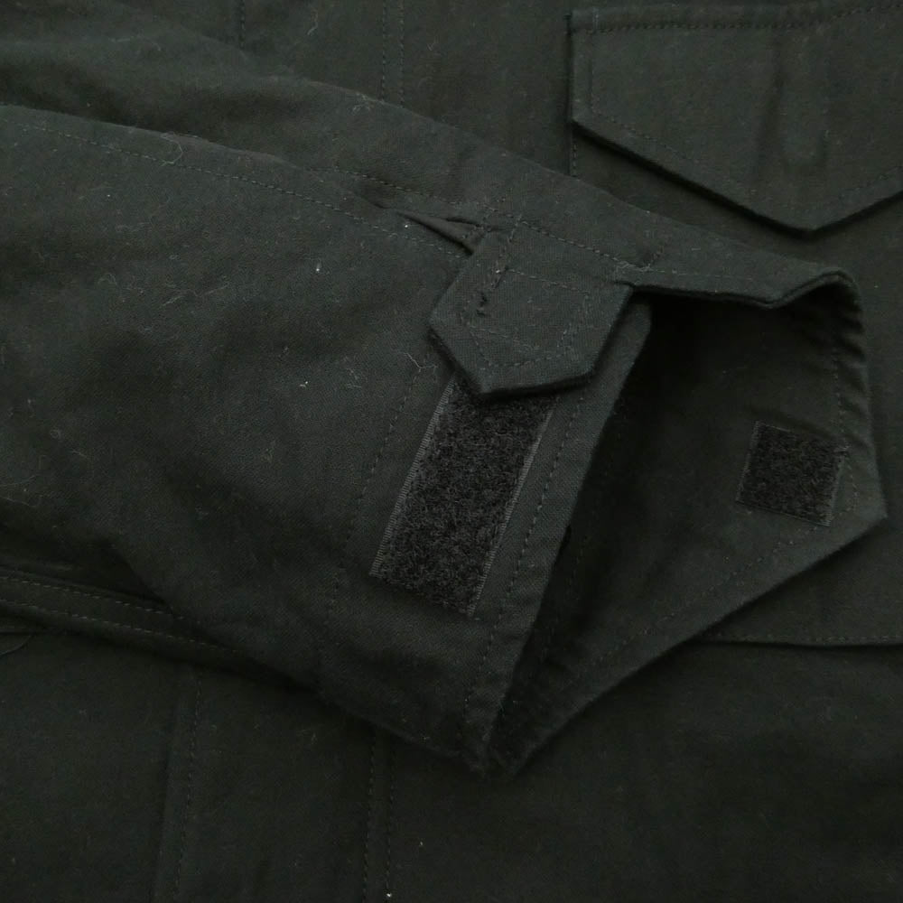 HOUSTON ヒューストン M-65 PARKA フィッシュテール モッズコート ブラック系 XL【中古】