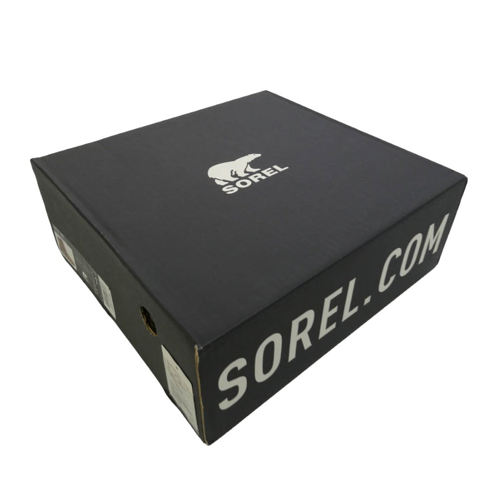 ソレル KINETIC SHORT サイドジップ ボア ショートブーツ ベージュ系 24cm【中古】