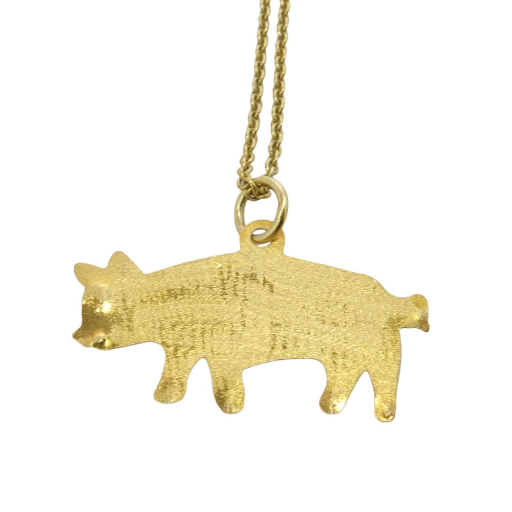 アプレスキー Maiale Necklece ネックレス ゴールド系【中古】