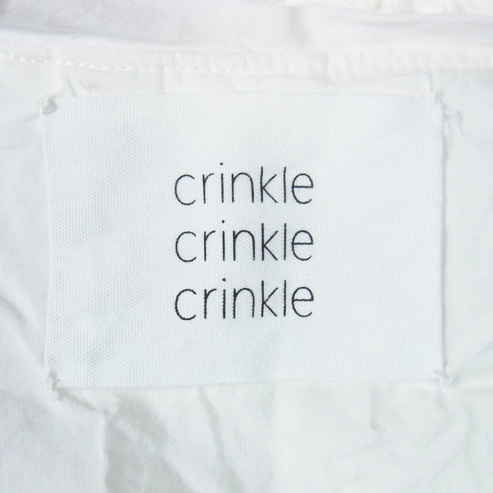 クリンクル クリンクル クリンクル CC-1507 刺繍 長袖 ブラウス ホワイト系 F【中古】