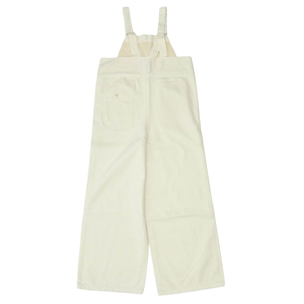 IENA イエナ ラブークル オーバーオール ホワイト ホワイト系 36【美品】【中古】