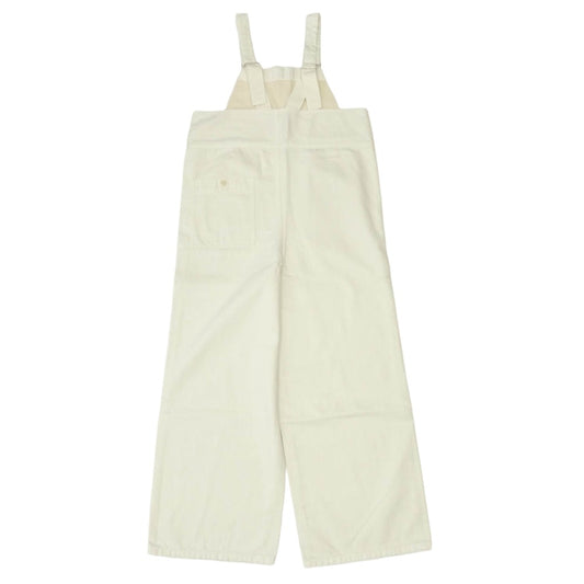 IENA イエナ ラブークル オーバーオール ホワイト ホワイト系 36【美品】【中古】