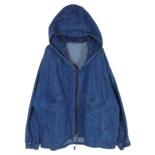 ヴァシュモン VK-07B-105 Denim Hoddie Blouson デニム フーデッド ブルゾン インディゴブルー系 F【中古】