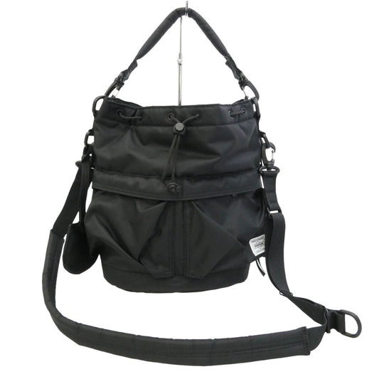 HYKE ハイク PORTER ポーター × PORTER ポーター TOOL BAG ツールバッグ ショルダー ハンド バッグ ブラック系【美品】【中古】