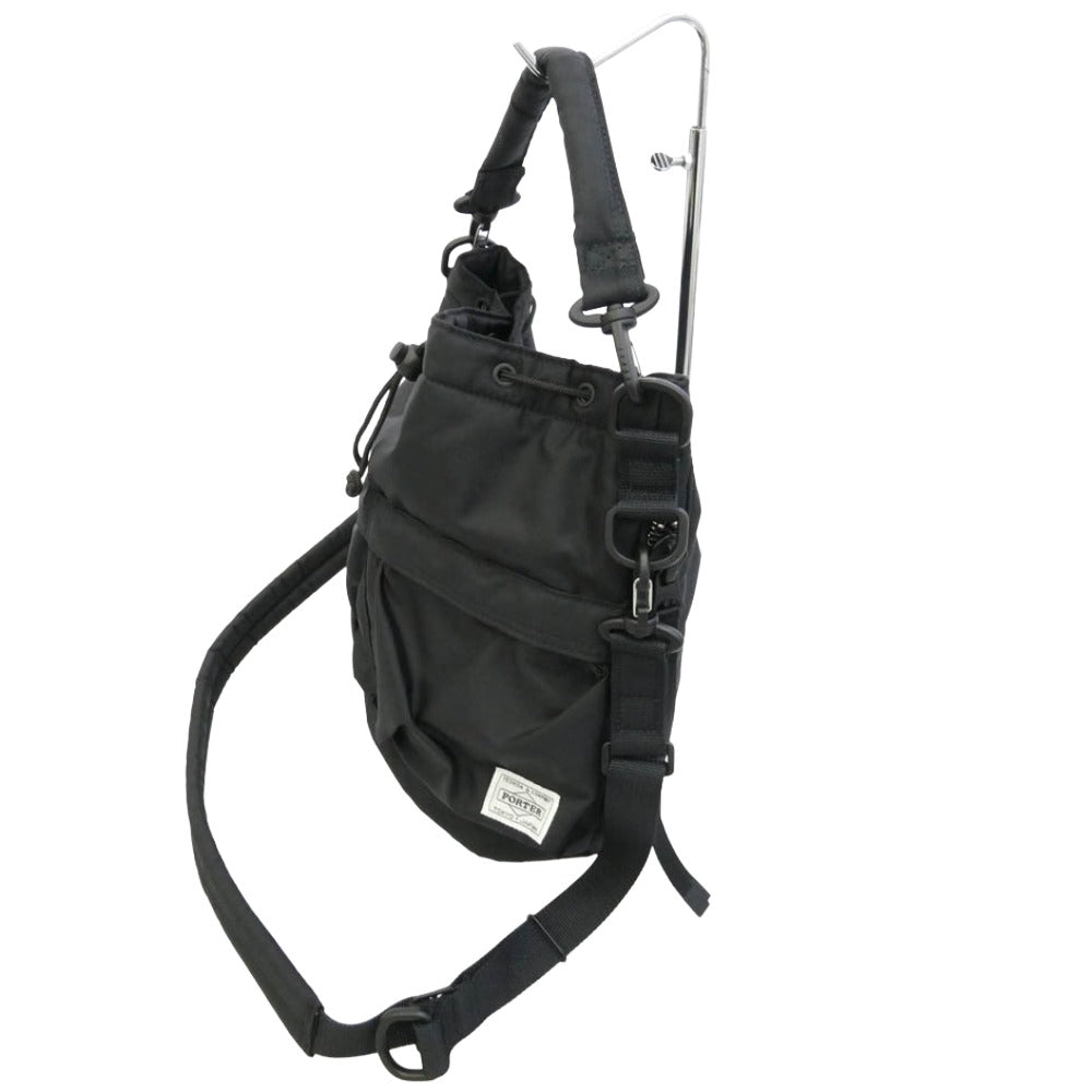 HYKE ハイク PORTER ポーター × PORTER ポーター TOOL BAG ツールバッグ ショルダー ハンド バッグ ブラック系【美品】【中古】