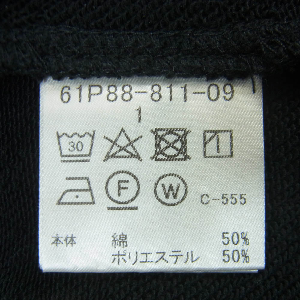 ラブレス スカル 刺繍 フーディー ツナギ オールインワン サロペット 中国製 ブラック系 1【中古】