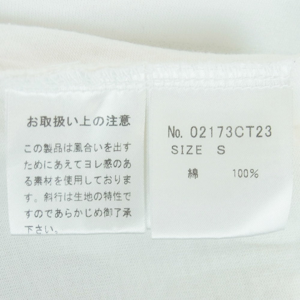 HYSTERIC GLAMOUR ヒステリックグラマー 17AW 02173CT23 SKOLOCT SKO-002 スコロクト プリント クルーネック 半袖 Tシャツ ホワイト系 S【中古】