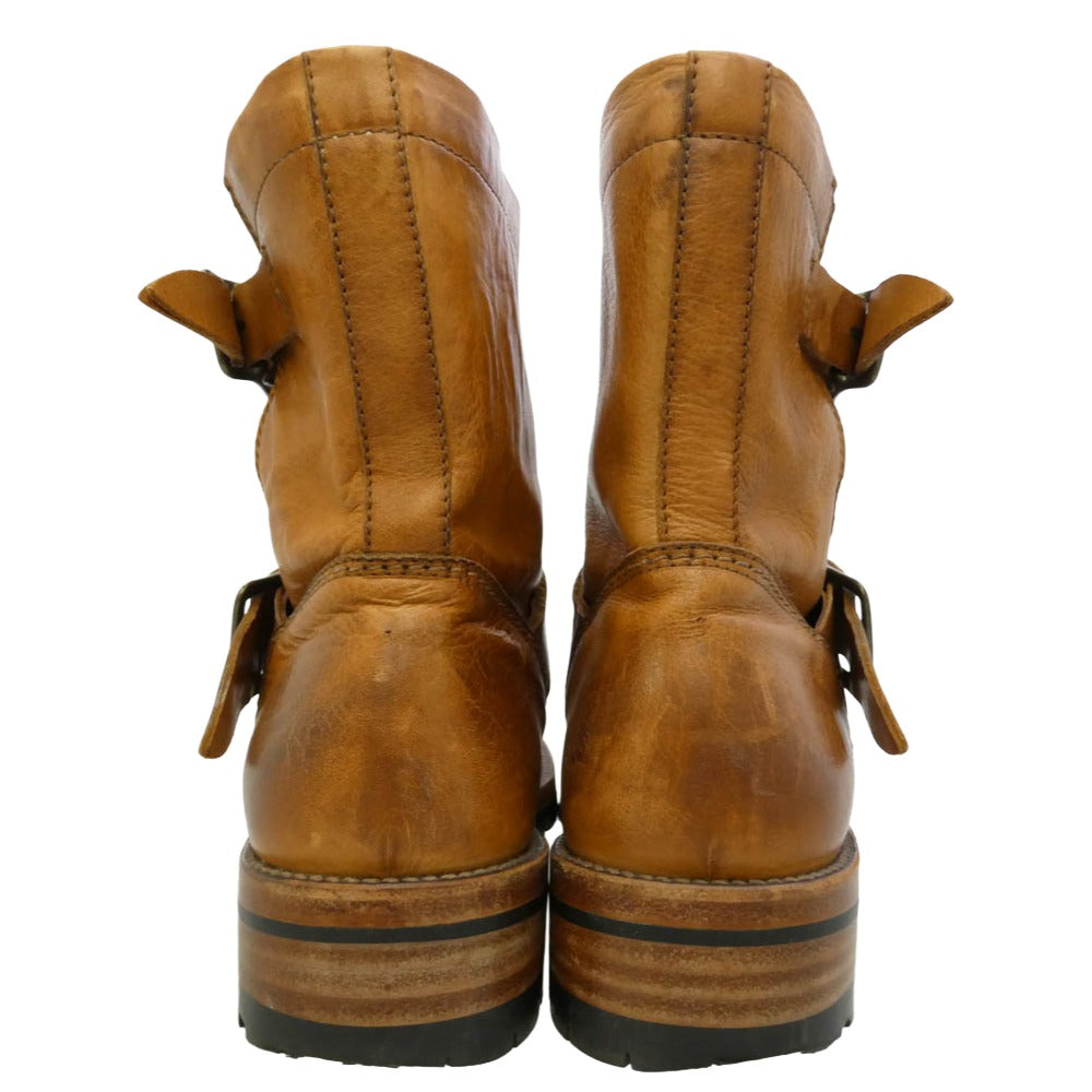 PADRONE パドローネ ENGINEER BOOTS エンジニアブーツ ライトブラウン