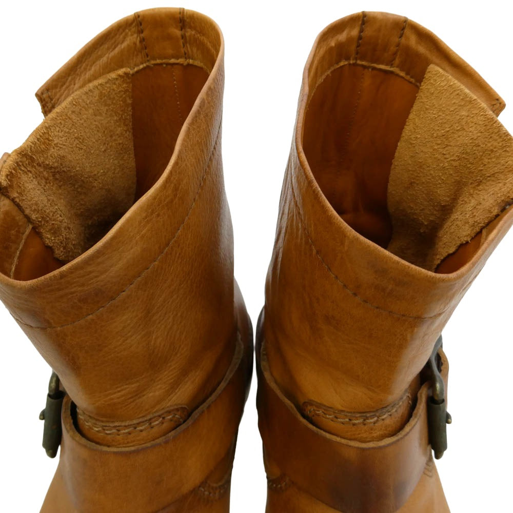 PADRONE パドローネ ENGINEER BOOTS エンジニアブーツ ライトブラウン