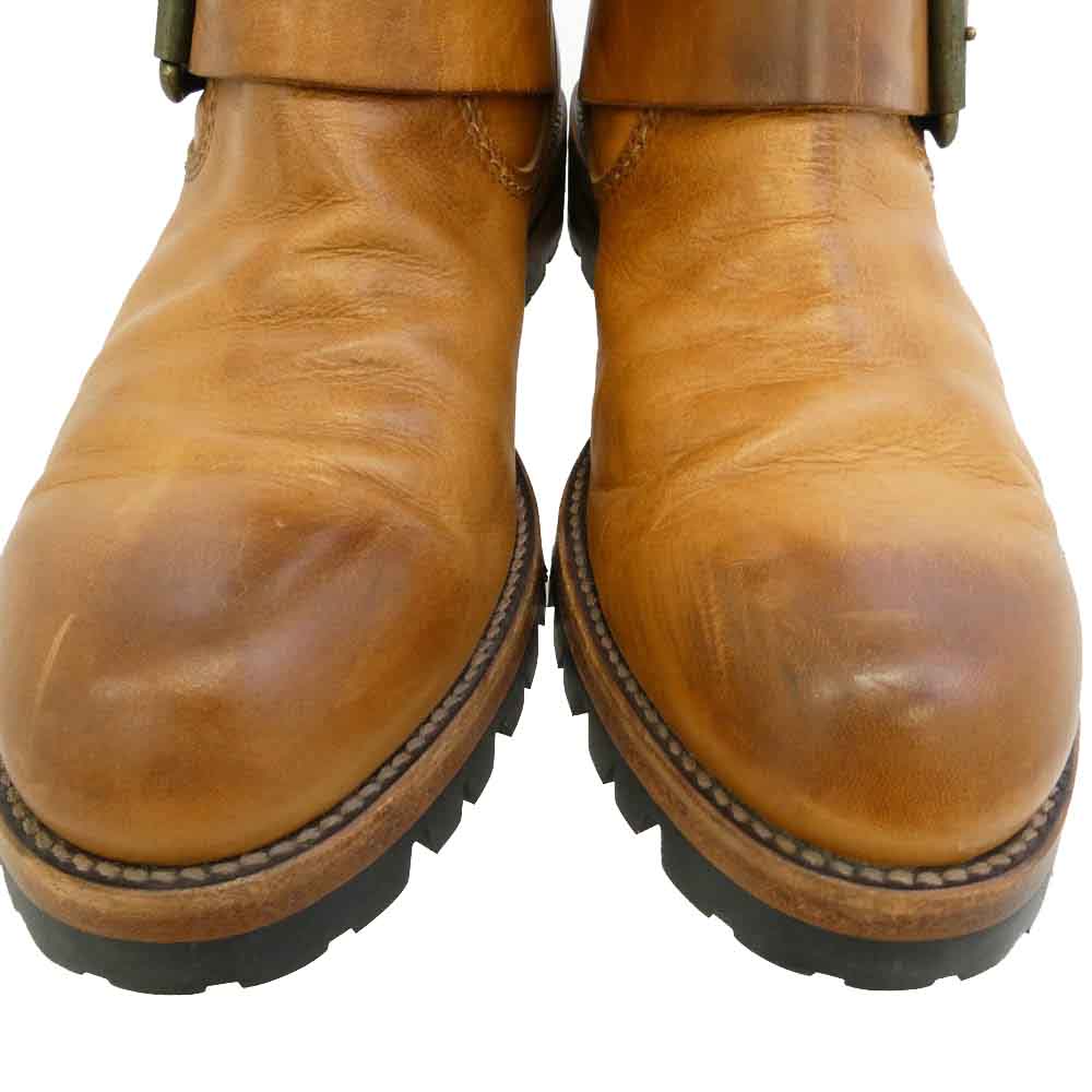 PADRONE パドローネ ENGINEER BOOTS エンジニアブーツ ライトブラウン
