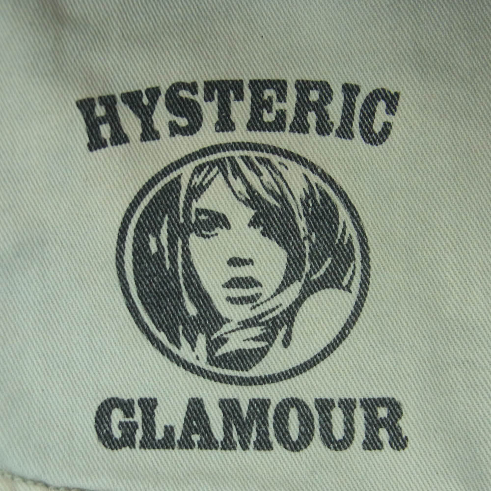 HYSTERIC GLAMOUR ヒステリックグラマー 21SS 02212AP01 KINKY ドッキング ウミヘビ ツギハギ スクラッチ フレア デニム パンツ インディゴブルー系 29【中古】