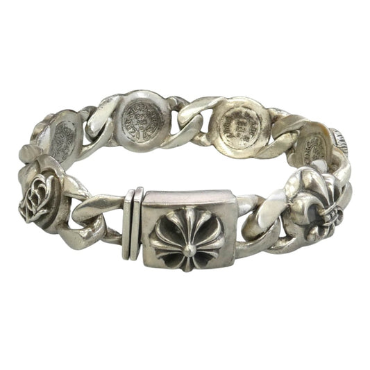 CHROME HEARTS クロムハーツ（原本無） LINK MULTI マルチリンク ブレスレット シルバー系【中古】