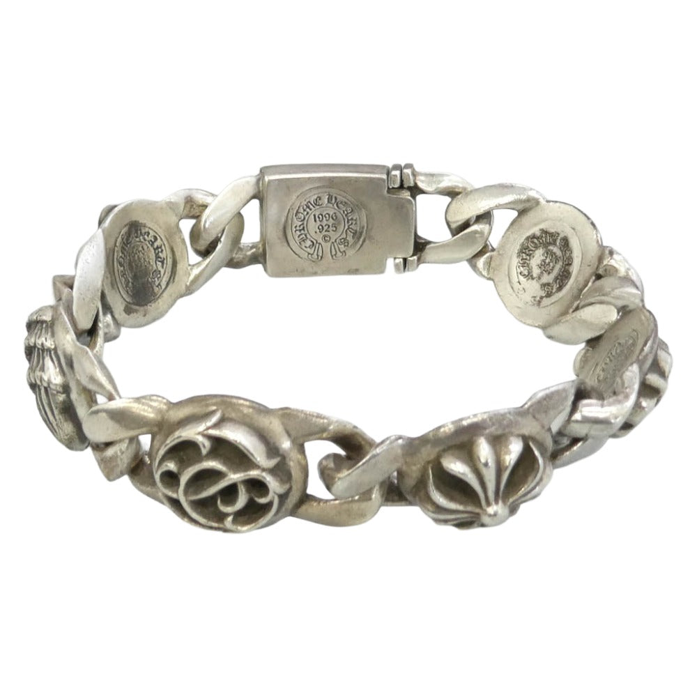 CHROME HEARTS クロムハーツ（原本無） LINK MULTI マルチリンク ブレスレット シルバー系【中古】
