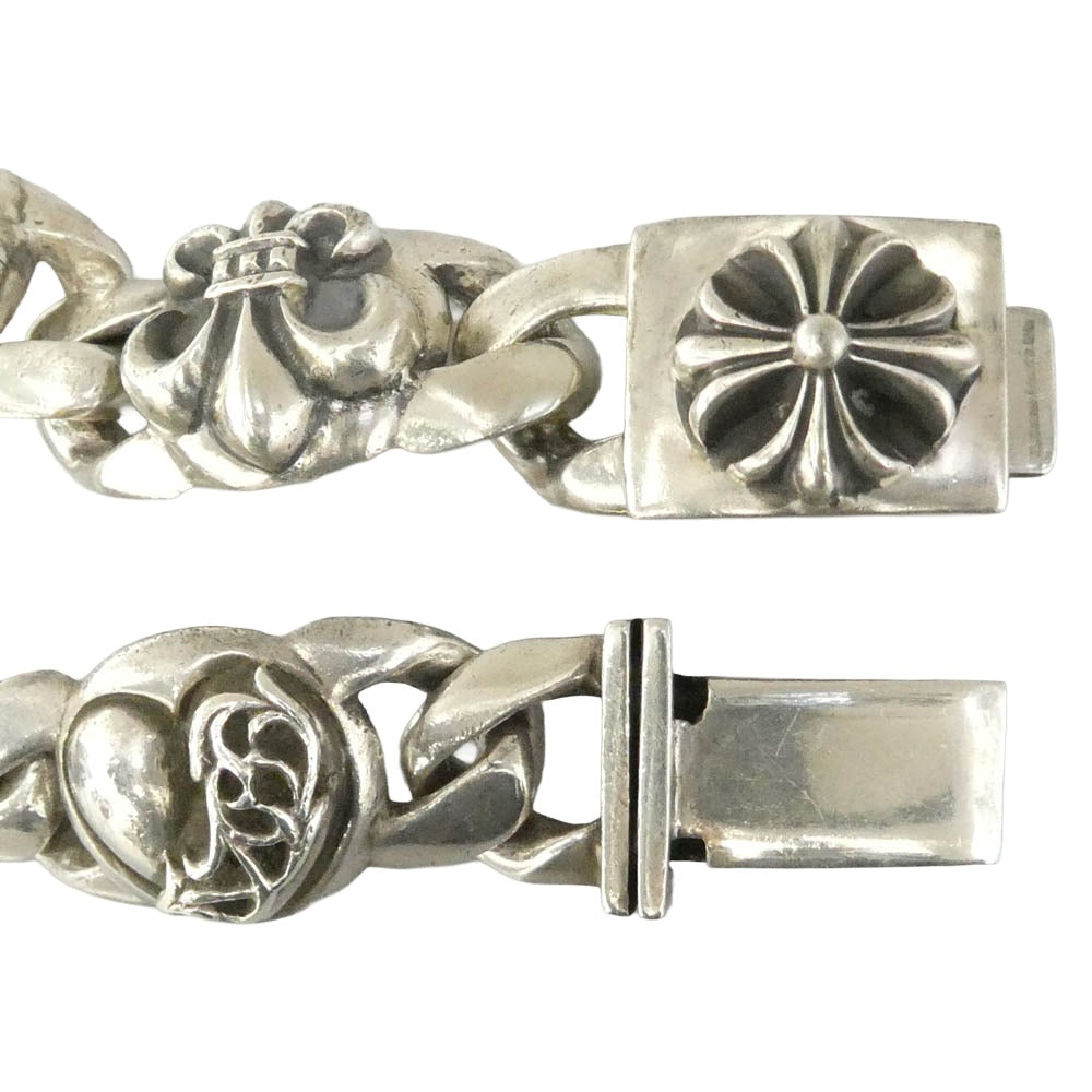 CHROME HEARTS クロムハーツ（原本無） LINK MULTI マルチリンク ブレスレット シルバー系【中古】