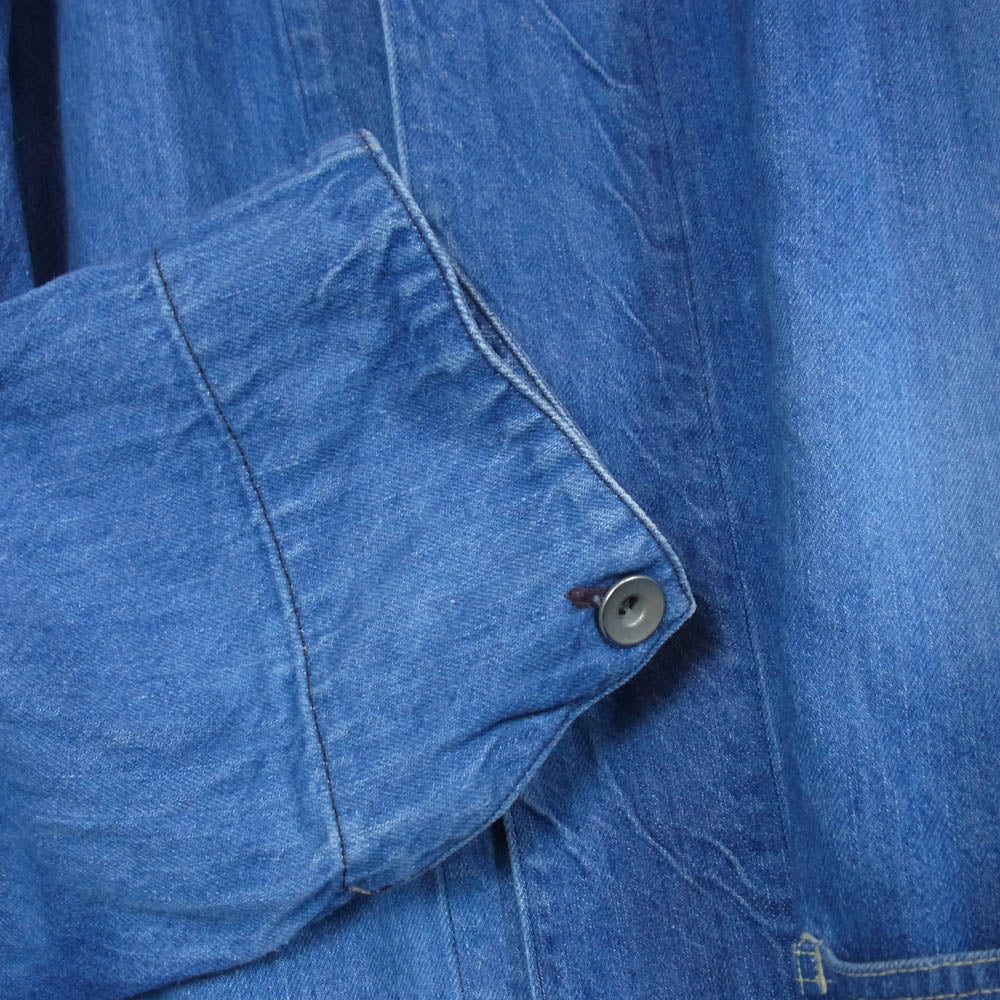 COMOLI コモリ 21AW U03-01013 デニム ワーク ジャケット インディゴ