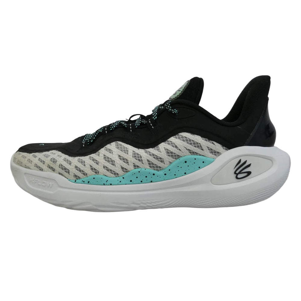 アンダーアーマー 3027416-100 Curry 11 White Black カリー 11 ホワイト ブラック スニーカー ブラック系 28cm【中古】