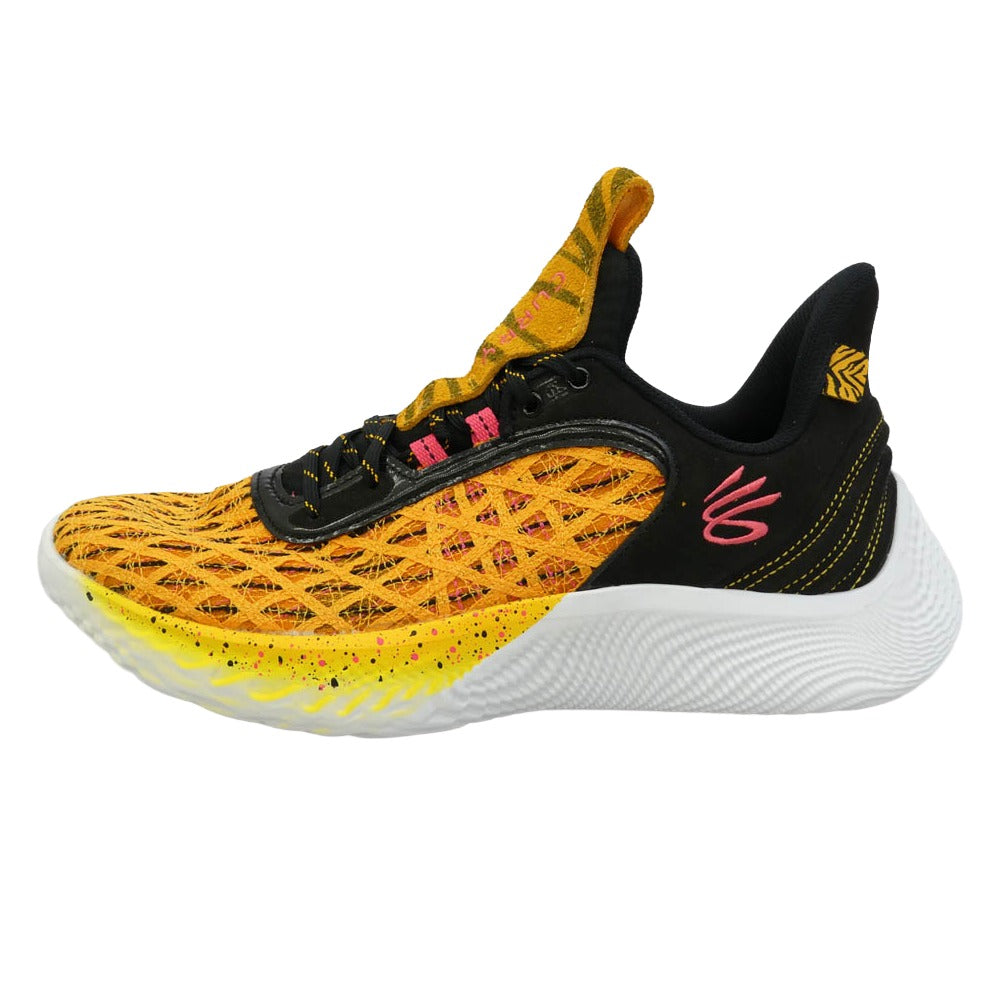 アンダーアーマー 3024248-003 × Sesame Street Curry Flow 9 セサミストリート カリー フロー 9 スニーカー ブラック系 イエロー系 28cm【極上美品】【中古】