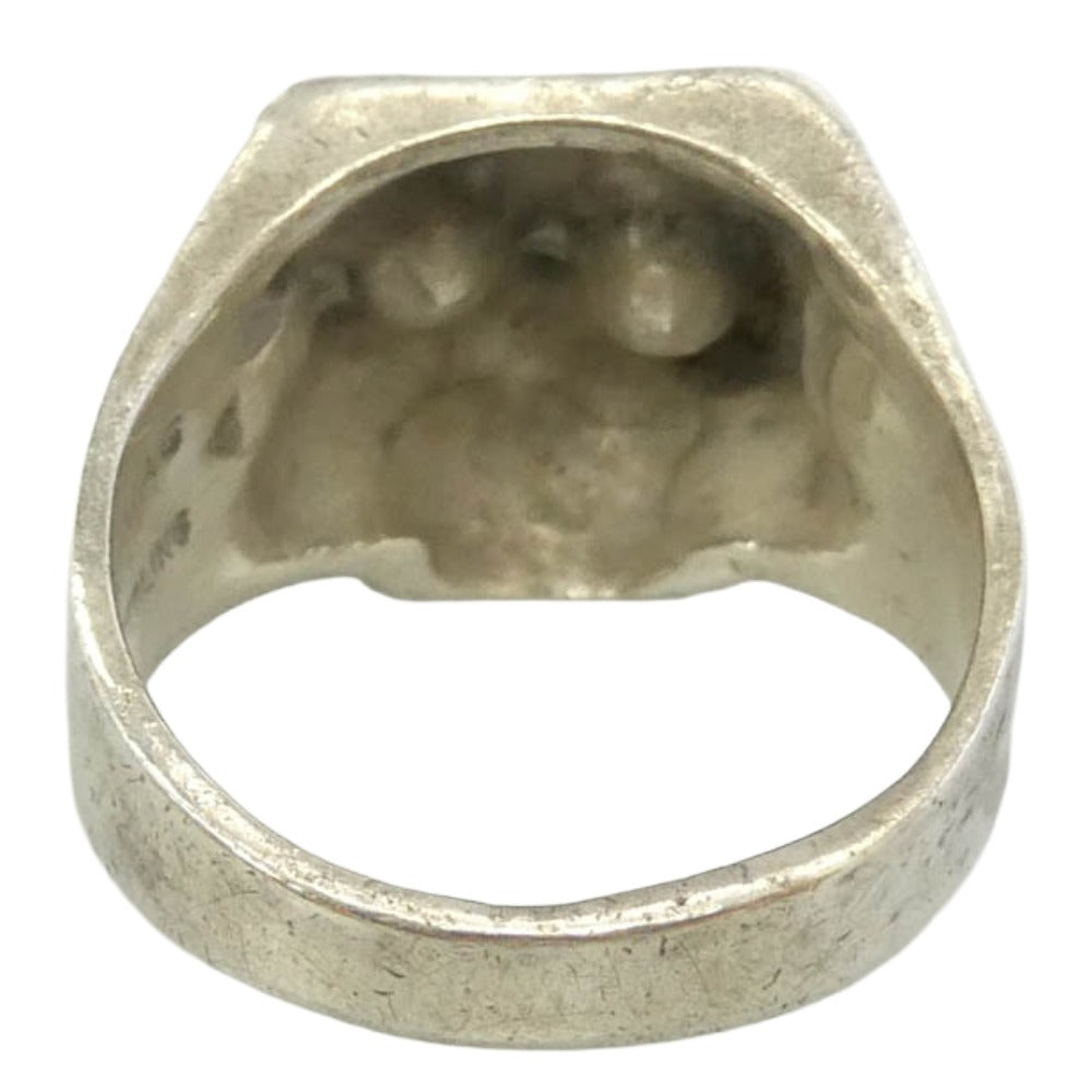 FLASHPOINT フラッシュポイント Jim Skull Ring ジムスカルリング オニキス シルバー系 15.5号【中古】