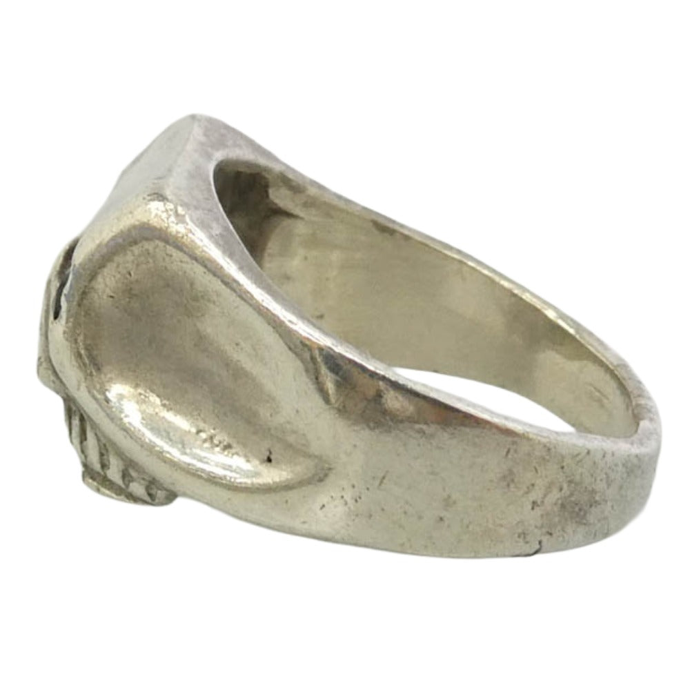 FLASHPOINT フラッシュポイント Jim Skull Ring ジムスカルリング オニキス シルバー系 15.5号【中古】