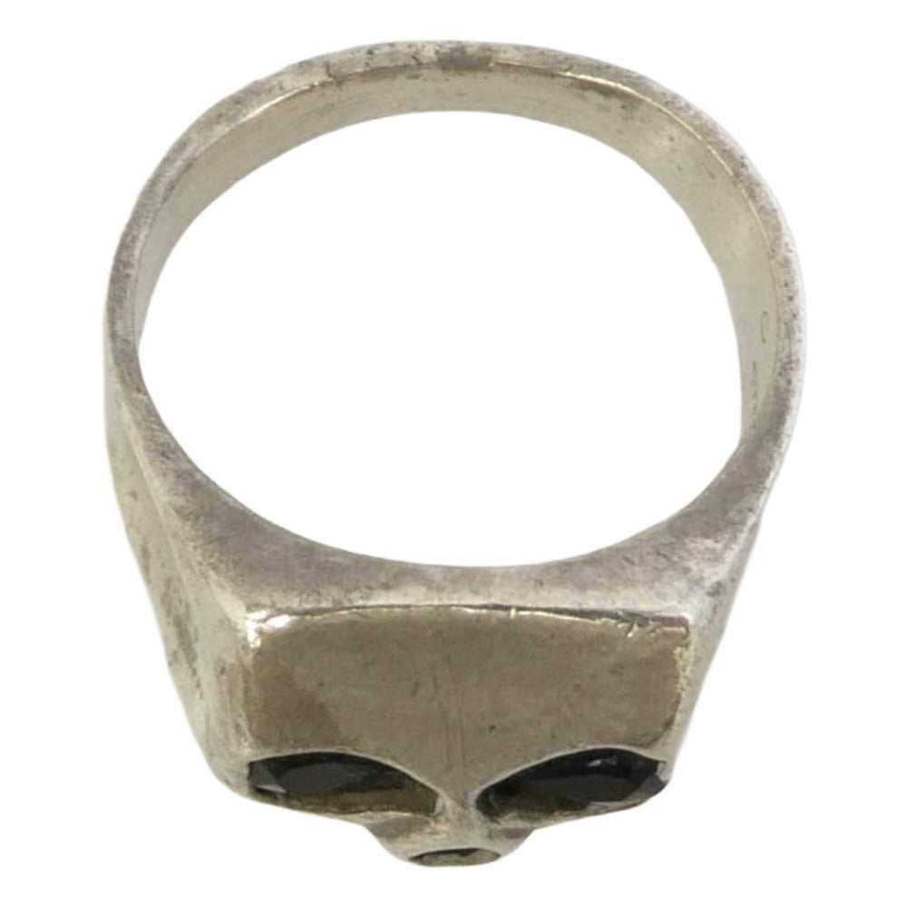 FLASHPOINT フラッシュポイント Jim Skull Ring ジムスカルリング オニキス シルバー系 15.5号【中古】