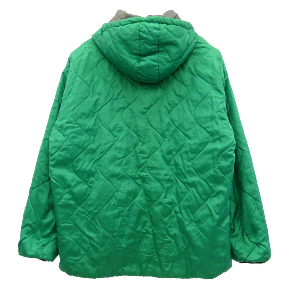 WILDTHINGS ワイルドシングス USA製 プリマロフト 中綿キルティング ジャケット グリーン系 シルバー系 XL【中古】