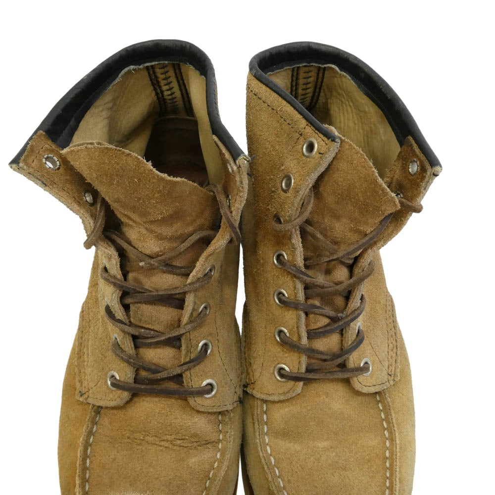 RED WING レッドウィング ラフアウトレザー クラシックモック ブーツ ライトブラウン系 サイズ表記なし【中古】