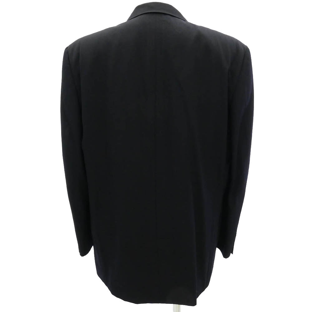 COMME des GARCONS HOMME コムデギャルソンオム AD1998 田中オム ヴィンテージ HJ-10019M HP-100265 セットアップ ウールサージ テーラードジャケット 2タックパンツ ネイビー系 M【中古】