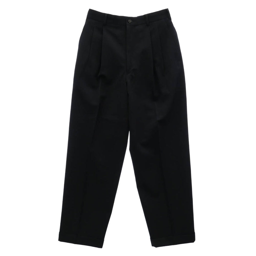 COMME des GARCONS HOMME コムデギャルソンオム AD1998 田中オム ヴィンテージ HJ-10019M HP-100265 セットアップ ウールサージ テーラードジャケット 2タックパンツ ネイビー系 M【中古】