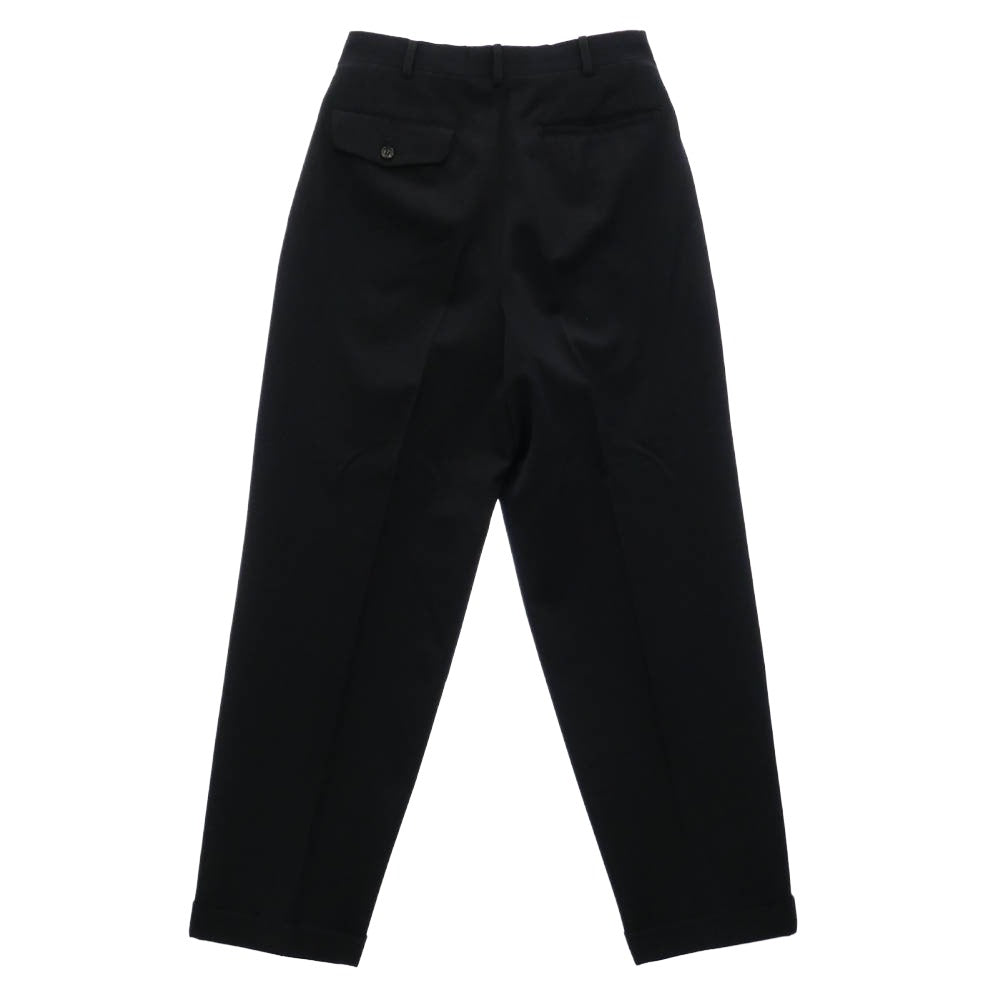 COMME des GARCONS HOMME コムデギャルソンオム AD1998 田中オム ヴィンテージ HJ-10019M HP-100265 セットアップ ウールサージ テーラードジャケット 2タックパンツ ネイビー系 M【中古】