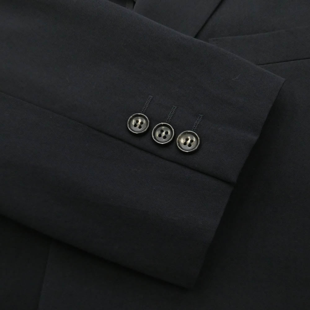 COMME des GARCONS HOMME コムデギャルソンオム AD1998 田中オム ヴィンテージ HJ-10019M HP-100265 セットアップ ウールサージ テーラードジャケット 2タックパンツ ネイビー系 M【中古】