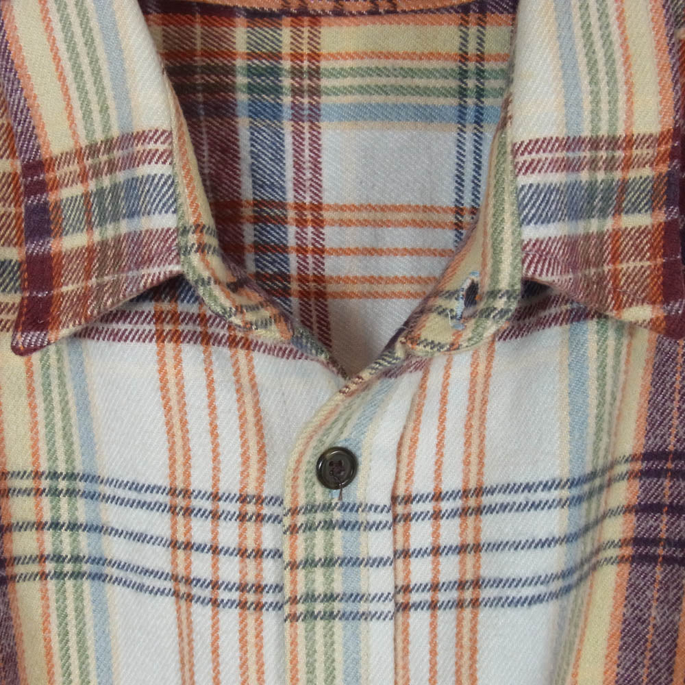 THE ELDER STATESMAN エルダー ステイツマン 2620700198 コットン ネル チェック シャツ マルチカラー系 S【中古】