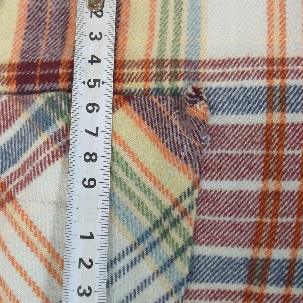 THE ELDER STATESMAN エルダー ステイツマン 2620700198 コットン ネル チェック シャツ マルチカラー系 S【中古】
