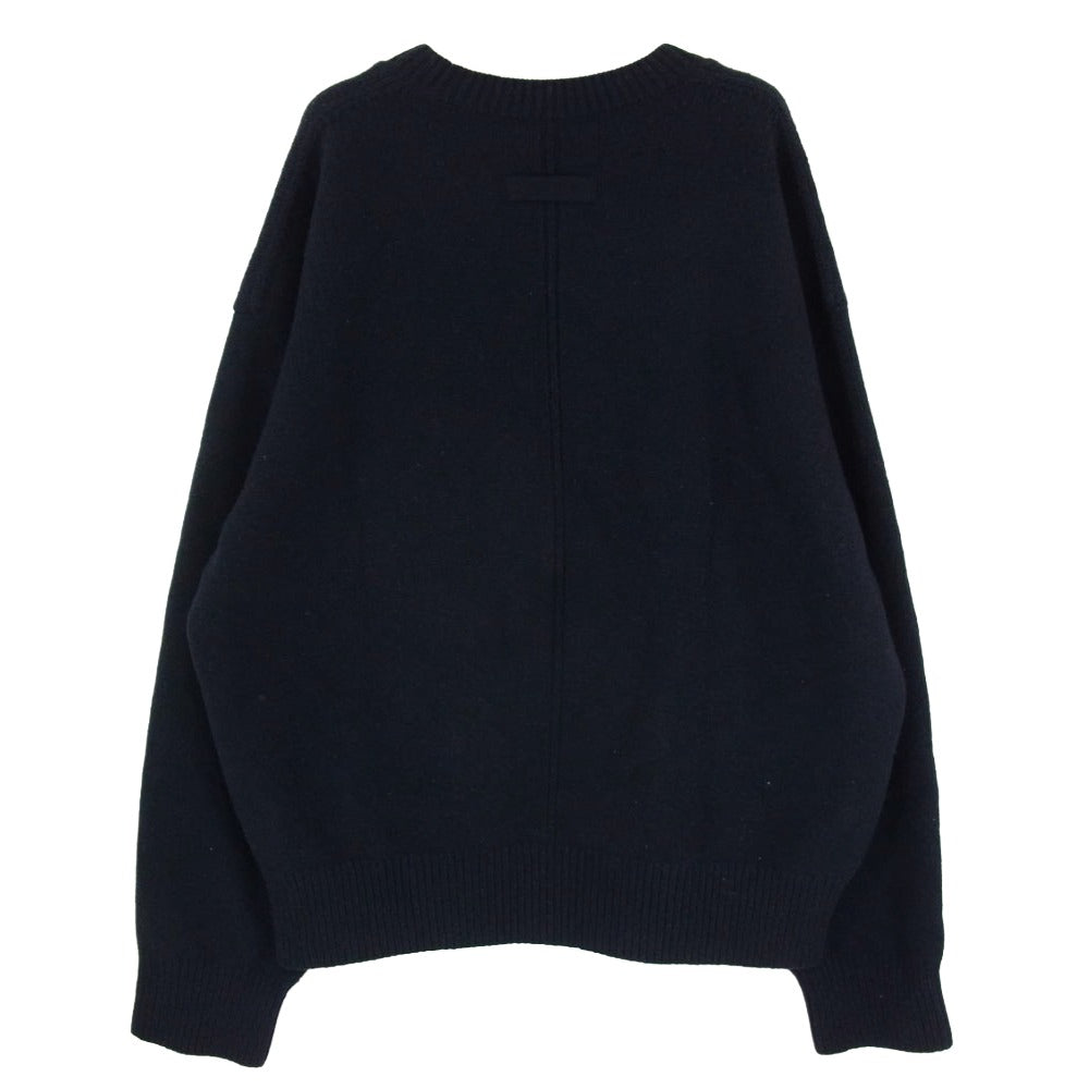 ssstein シュタイン ST449 EX FINE LAMBS CREW NECK KNIT LS エクストラ ファインラムズ クルーネック ニット ブラック系 S【中古】