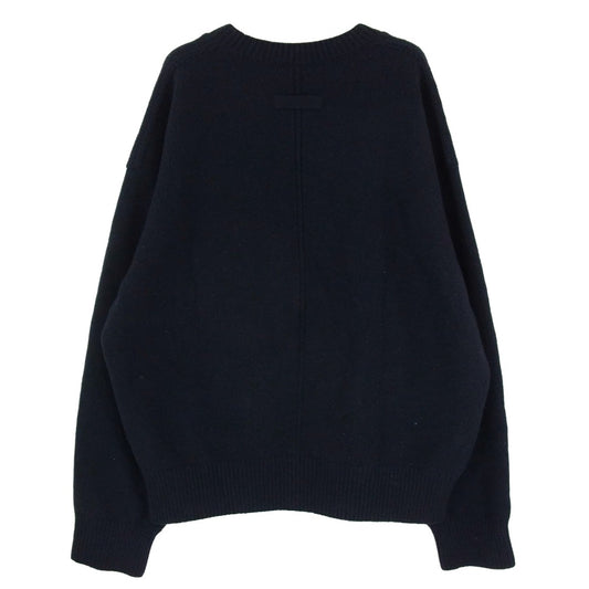 ssstein シュタイン ST449 EX FINE LAMBS CREW NECK KNIT LS エクストラ ファインラムズ クルーネック ニット ブラック系 S【中古】