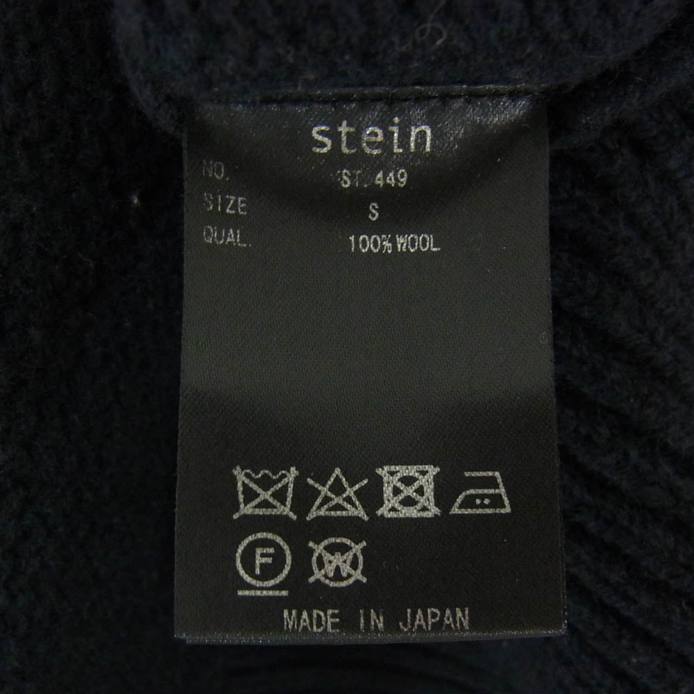 ssstein シュタイン ST449 EX FINE LAMBS CREW NECK KNIT LS エクストラ ファインラムズ クルーネック ニット ブラック系 S【中古】