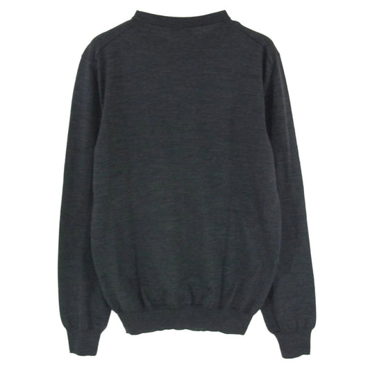Dior ディオール 19AW 923M649AT938 ビジター パッチ クルーネック ニット グレー系 M【中古】