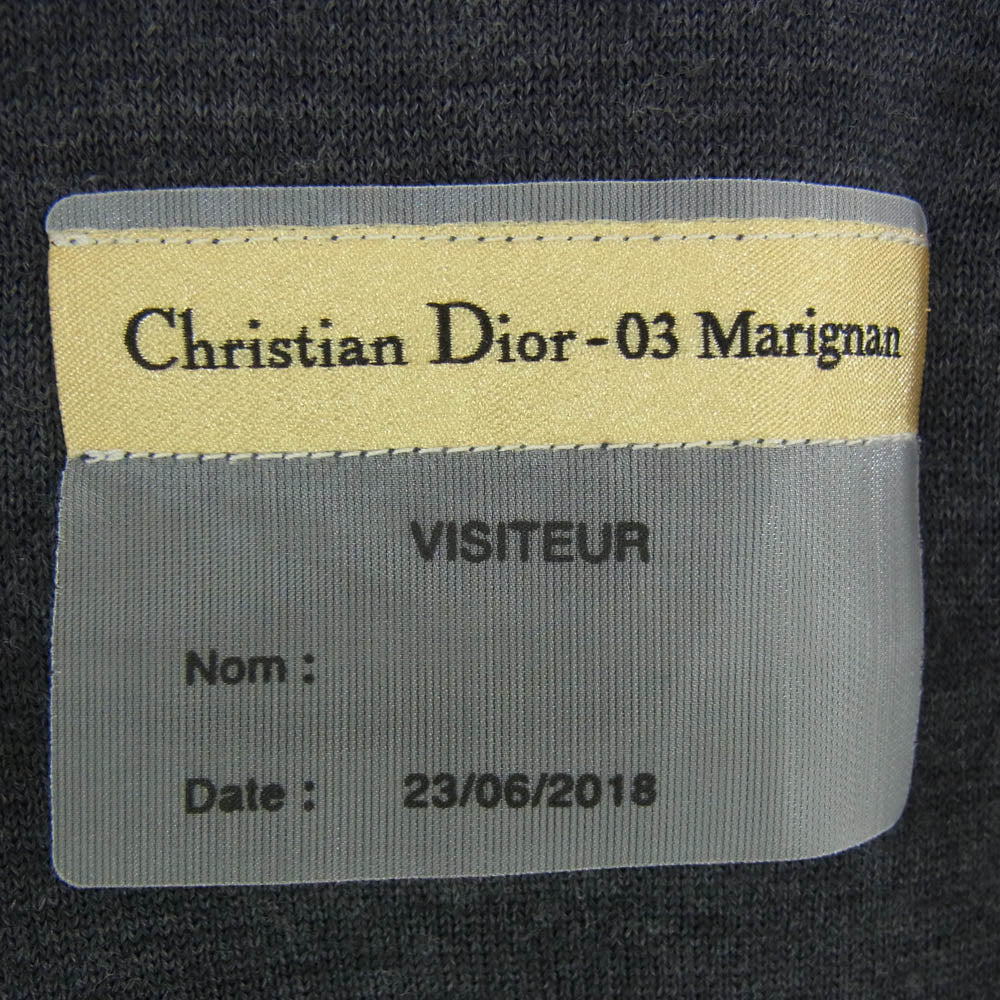 Dior ディオール 19AW 923M649AT938 ビジター パッチ クルーネック ニット グレー系 M【中古】