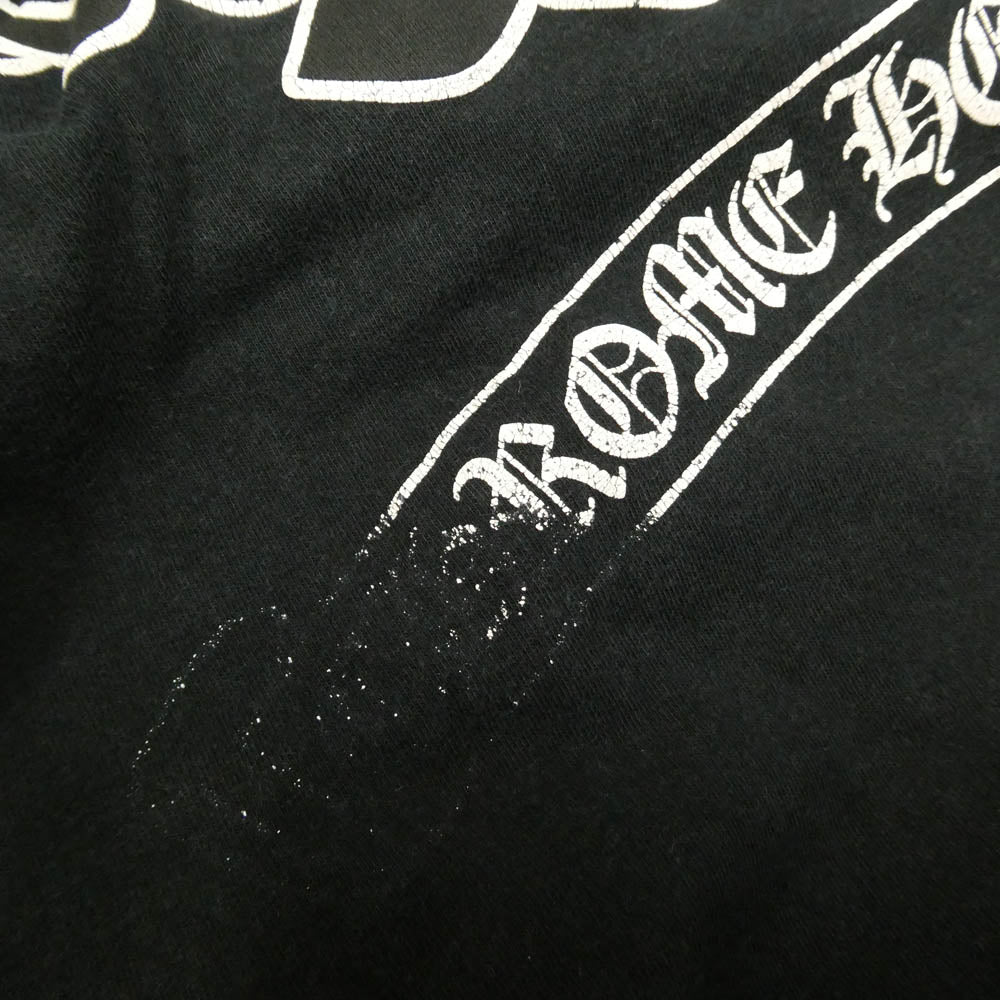 CHROME HEARTS クロムハーツ（原本無） CH PLUS T-SHRT CHプラス バックスクロールプリント 長袖 Tシャツ ブラック系 S【中古】