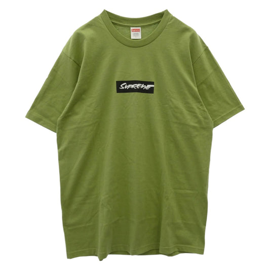 Supreme シュプリーム 24SS Futura Box Logo Tee Moss フューチュラ ボックス ロゴ 半袖 Tシャツ ライトグリーン系 L【中古】