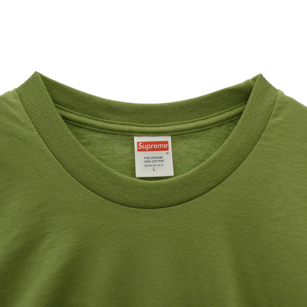 Supreme シュプリーム 24SS Futura Box Logo Tee Moss フューチュラ ボックス ロゴ 半袖 Tシャツ ライトグリーン系 L【中古】