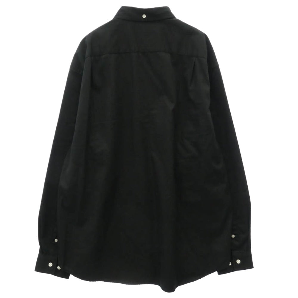 Supreme シュプリーム 23SS Small Box Shirt Black スモール ボックス ロゴ 長袖 シャツ ブラック系 L【美品】【中古】