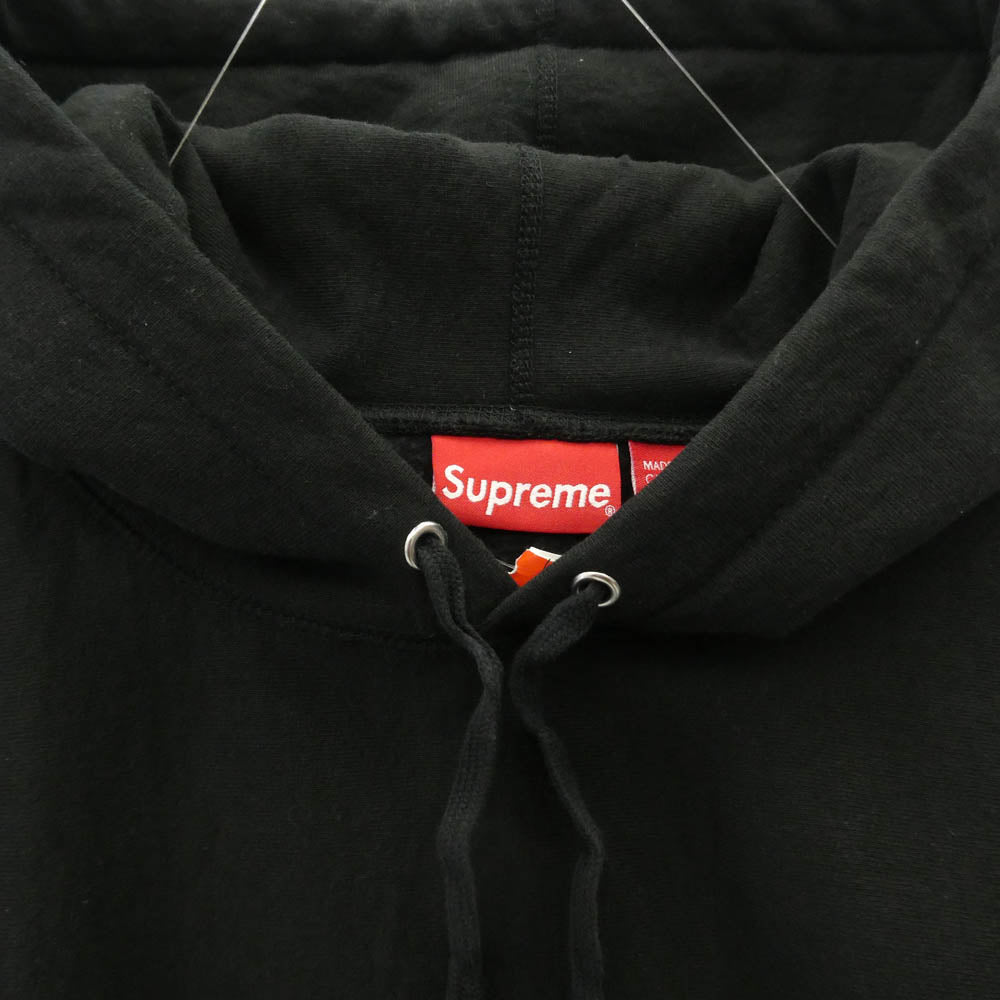 Supreme シュプリーム 23AW Box Logo Hooded Sweatshirt Black ボックス ロゴ フーデッド スウェットシャツ プルオーバー パーカー フーディー ブラック系 L【中古】
