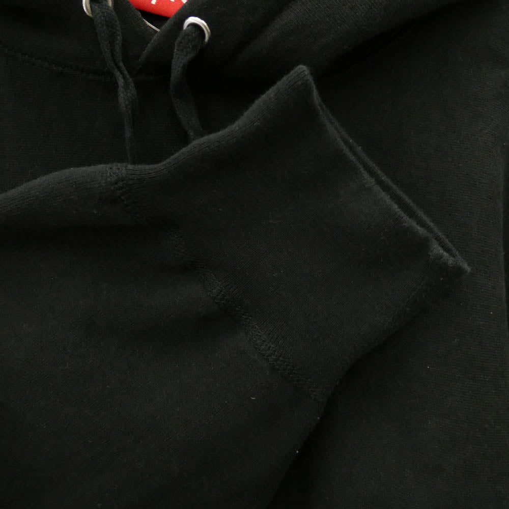 Supreme シュプリーム 23AW Box Logo Hooded Sweatshirt Black ボックス ロゴ フーデッド スウェットシャツ プルオーバー パーカー フーディー ブラック系 L【中古】
