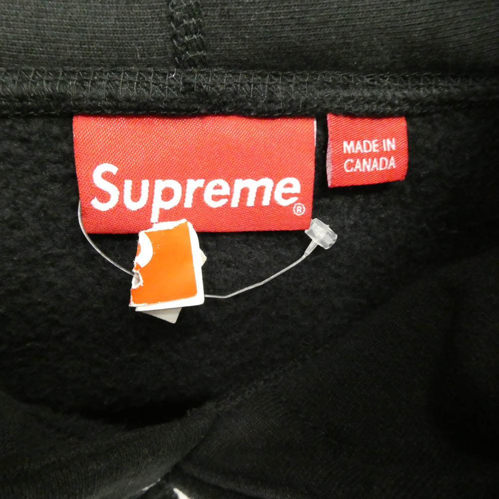 Supreme シュプリーム 23AW Box Logo Hooded Sweatshirt Black ボックス ロゴ フーデッド スウェットシャツ プルオーバー パーカー フーディー ブラック系 L【中古】